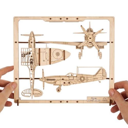 cumpără Set de construcție Ugears 57172 Avionul în ramă în Chișinău 