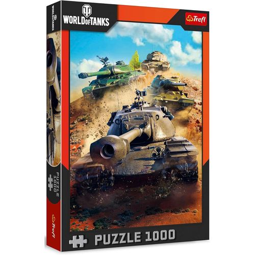 купить Головоломка Trefl 10943 Puzzles 1000 World of Tanks: Tanks in Battle в Кишинёве 