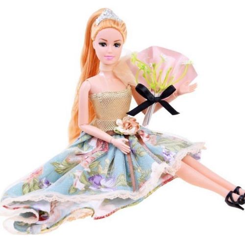 купить Кукла Essa QJ078D Păpușa Emily de vară cu buchet și accesorii в Кишинёве 