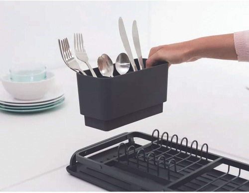 cumpără Uscator pentru vase Brabantia 11 72 68 Dish Drying Rack Dark Grey, Compact în Chișinău 