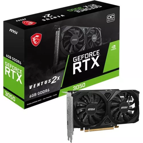 cumpără Placă video MSI GeForce RTX 3050 VENTUS 2X E 6G OC / 6GB GDDR6 în Chișinău 