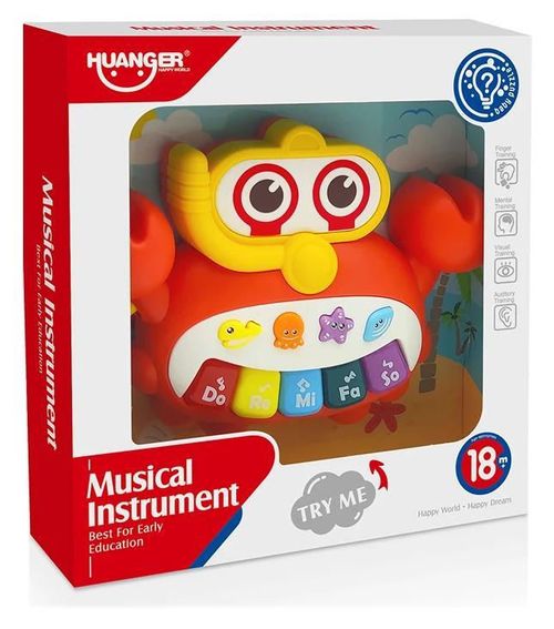 купить Музыкальная игрушка Huanger (20014) Crab muzical HE0535 в Кишинёве 
