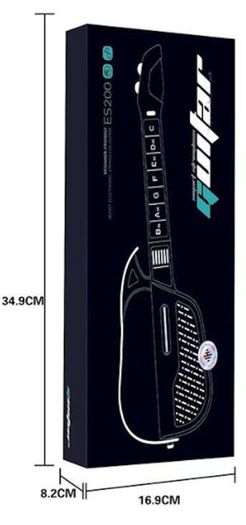 купить Музыкальная игрушка Essa ES200-2 Chitară muzicală interactivă pentru copii, albastru в Кишинёве 