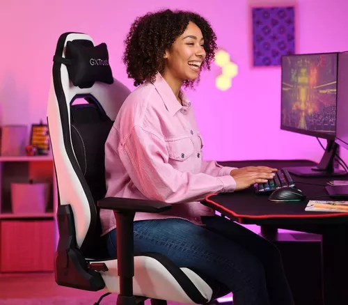 cumpără Fotoliu de birou Trust GXT 714W Ruya Black/White în Chișinău 