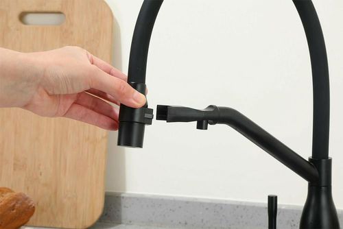 cumpără Bateria bucătărie Frap F 4397-6 (chiuveta plus flexibil) Alama NEGRU în Chișinău 