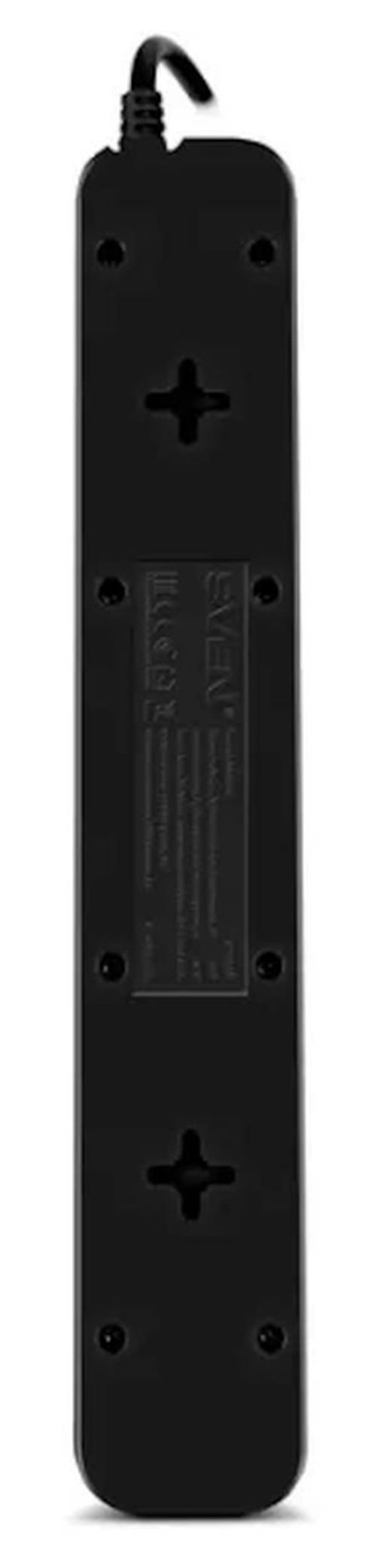 купить Фильтр электрический Sven SF-05LU, 5 Sockets + 2 USB (2,4 A), 3.0m, Black в Кишинёве 