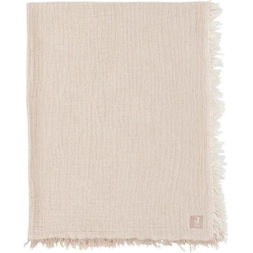 купить Детское постельное белье Jollein 516-522-68090 Paturica din muselina Fringe Stripe Biscuit GOTS, 120x120cm в Кишинёве 
