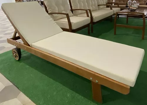 купить Садовая мебель SunYard Șezlong pe rotile cu saltea 5cm в Кишинёве 