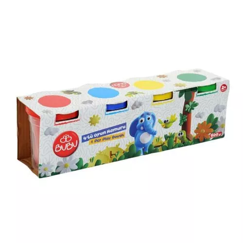 cumpără Set de creație BuBu OH0003 Plastilină de modelat în borcănele, 4 x 125 g în Chișinău 