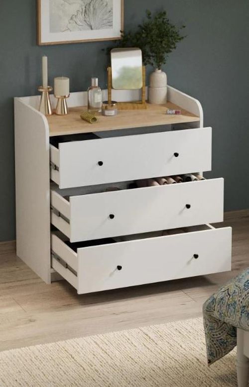 купить Комод Bofigo 12-50-41 Sapphire Oak/White в Кишинёве 