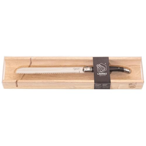 cumpără Set cuțite Laguiole Premium Line Bread Knife Black cu Suport-tocator Baguette în Chișinău 