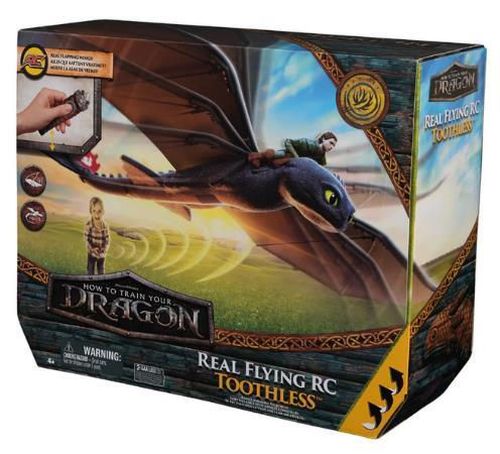 купить Радиоуправляемая игрушка Spin Master 6074369 Dragonul zburător Toothless cu telecomandă в Кишинёве 