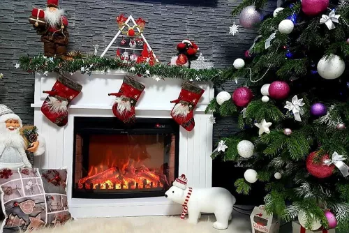 cumpără Șemineu electric ArtFlame Marina maxi & Zakinthos, 900x1165x330 mm, Alb în Chișinău 