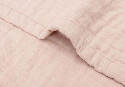 купить Детское постельное белье Jollein 521-511-68082 Paturica din muselina Jacquard Wild Rose, 75x100cm в Кишинёве 