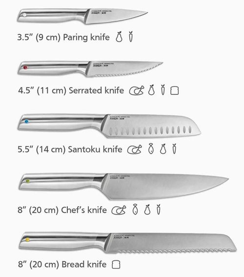 купить Набор ножей Joseph Joseph 10564 Cu stativ din bambus в Кишинёве 