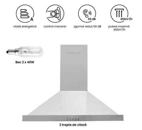 cumpără Hotă Hausberg HB-1260 IN în Chișinău 
