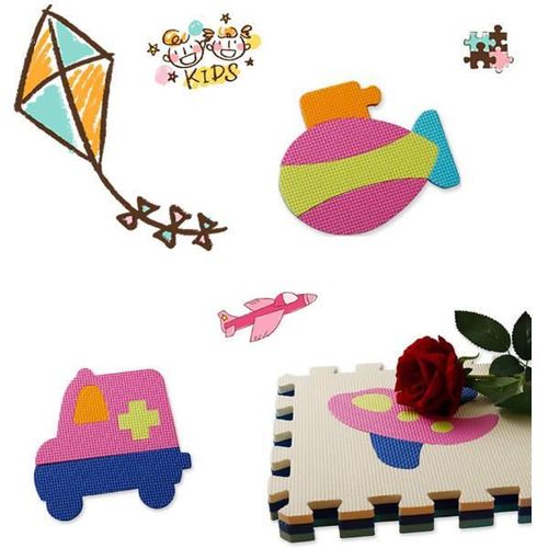 cumpără Covoraș de joacă Essa HK012 Covoraș-puzzle educativ Mașinuțe și avione, 9elem în Chișinău 