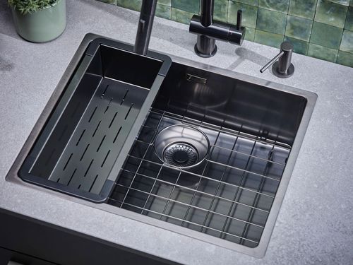 cumpără Accesoriu pentru chiuvete de bucătărie Reginox R38895 Bottom grid 50x40 Comfort Gun Metal ll în Chișinău 