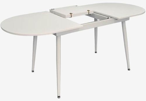 купить Стол Evelin di Costacurta DT-533R Wh, 135(175)x80x76см, Каркас/Опоры: Металл Белый (раздвижной), белый мат в Кишинёве 