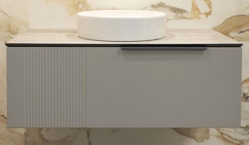 купить Шкаф под умывальник Bayro подвесной Torino 1000 под столешницу light grey в Кишинёве 