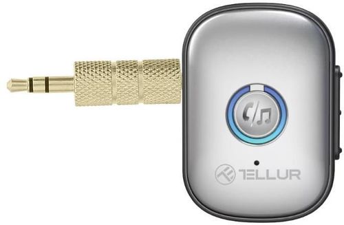 купить Беспроводной модуль Tellur Аудиоресивер TLL622081 с портом AUX 3,5 мм, серый в Кишинёве 
