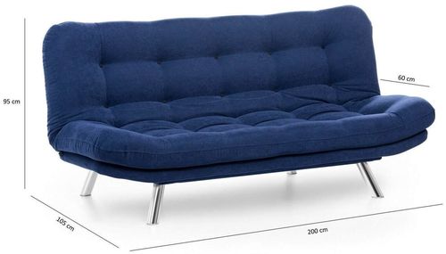 купить Диван Trendy Misa Bleumarin, extensibila (3 locuri) в Кишинёве 