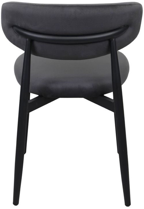 cumpără Scaun Deco Meridian Catifea Grey (HLR21)+Black Legs în Chișinău 
