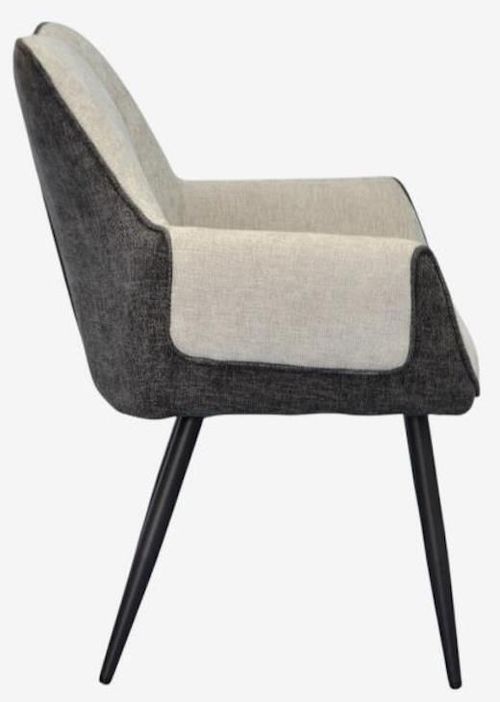 купить Комплект стол и стулья Evelin di Costacurta стол DT-402-3B + 4 стула QT-227B Light grey/Dark grey в Кишинёве 