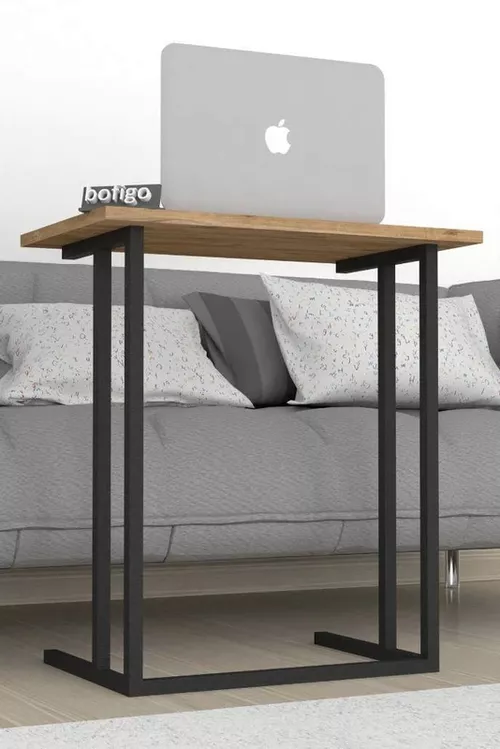 купить Подставка для ноутбука Nex Home Стол на металлических ножках, 60x35,5x65 см, Дуб (17-03-02) в Кишинёве 