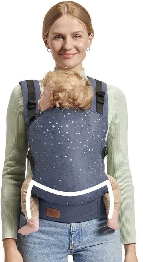 cumpără Marsupiu pentru copii KinderKraft Nino KNNINOCODEN0000 CONFETTI DENIM în Chișinău 