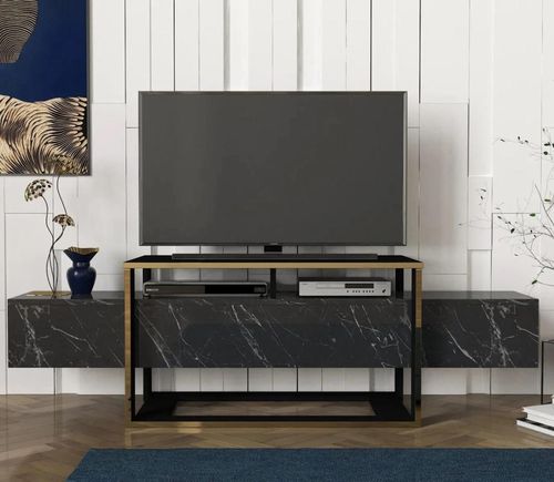 купить Тумба напольная для TV Trendy Bianco 160x49x46cm в Кишинёве 