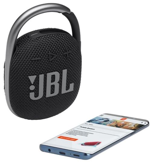купить Колонка портативная Bluetooth JBL Clip 4 Black в Кишинёве 