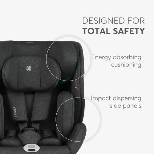 cumpără Scaun auto Kikka Boo 31002100046 i-Twist Light Grey i-Size, 40-150 cm în Chișinău 