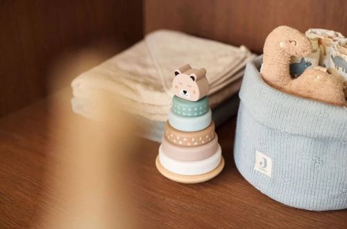 cumpără Cutie depozitare Jollein 580-001-68032 Cosulet Cosy Knit Sea Green în Chișinău 