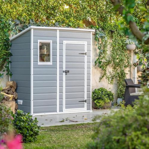 cumpără Căsuţă de grădină Keter 56114 Casuta de gradina Manor Pent 6x4 183.5x111x200.5cm, gri în Chișinău 