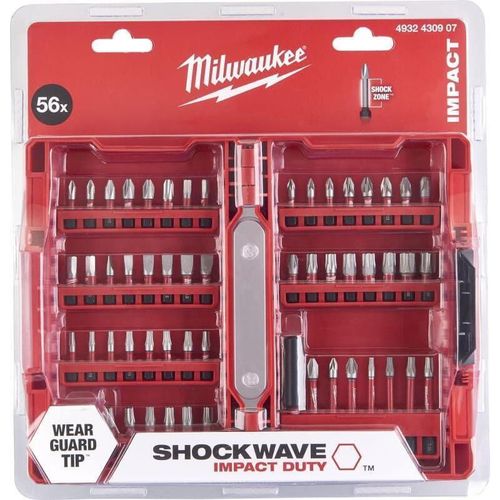 cumpără Set de tubulare, bite, duze Milwaukee 4932430907 SET capete de insurubat -ShW CD Drive-(56 buc) în Chișinău 