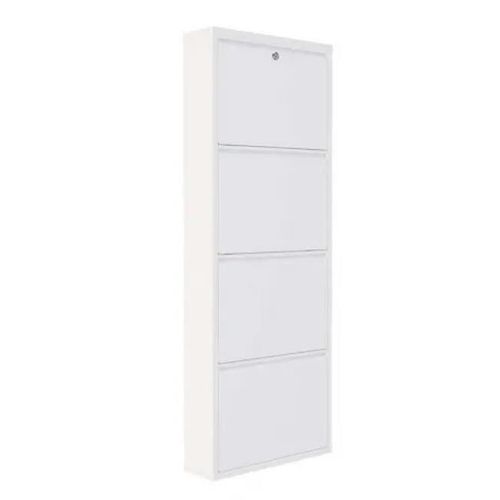 купить Полка для обуви Trendy Locking 4 Piece Metal-White, 50x136x15cm в Кишинёве 