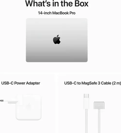 купить Ноутбук Apple MacBook Pro 14.0" M3 CPU 8C/10C GPU 8/1TB Silver MR7K3 в Кишинёве 