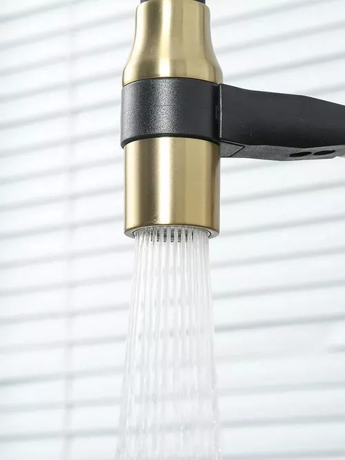 купить Смеситель кухонный Gappo G4398-83 Satin GOLD (chiuveta plus) в Кишинёве 