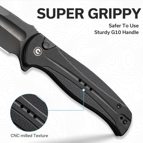 купить Нож походный Civivi C23053-1 Incindie, G10, blocare cu buton в Кишинёве 
