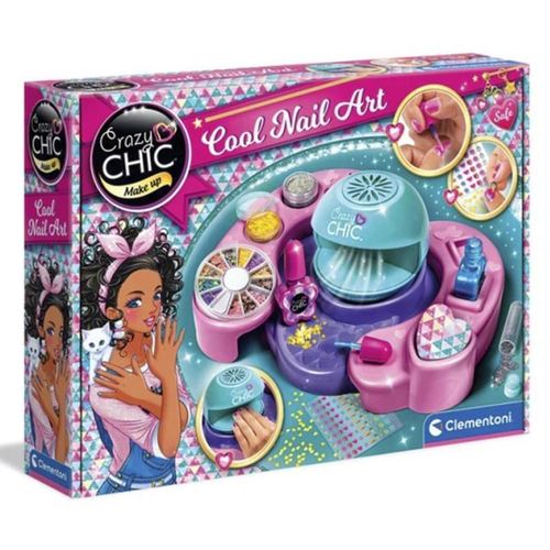 cumpără Set de creație Clementoni Set de creativitate Designer de unghii GLOW Crazy Chic (18689) în Chișinău 