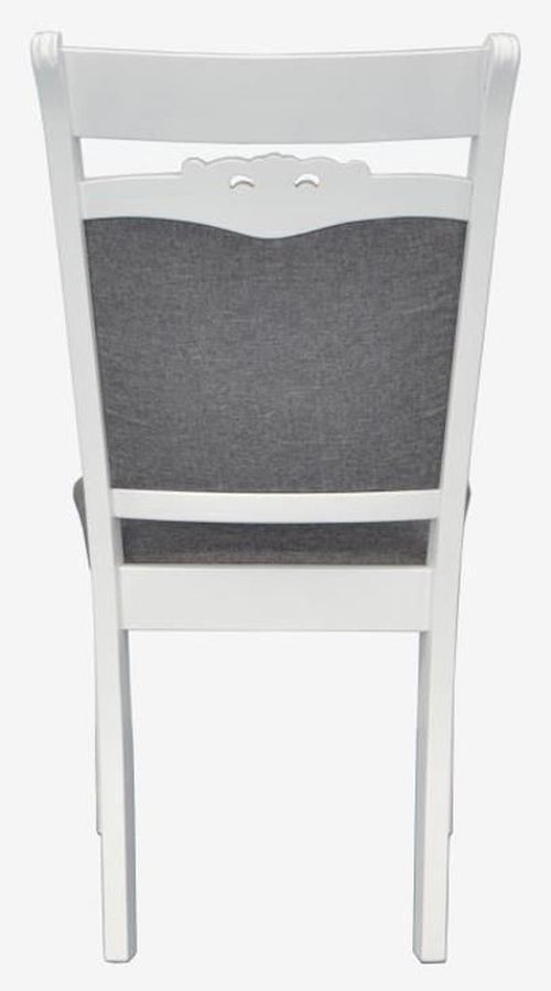 купить Комплект стол и стулья Evelin di Costacurta стол HV-33V White + 10 стульев HV-3167 White/NV-10WP Grey в Кишинёве 