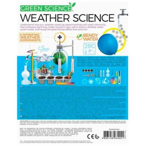 купить Набор для творчества 4M 00-03402 Green Weather Science в Кишинёве 