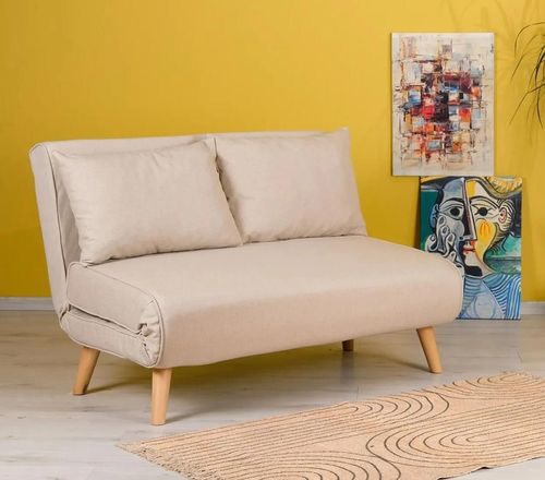 купить Диван Trendy Folde Crem (2 locuri) в Кишинёве 