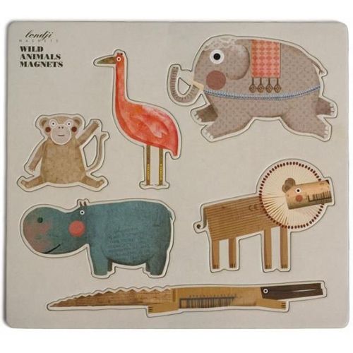 cumpără Jucărie Londji IM021 WILD ANIMALS MAGNETS (SET 12) în Chișinău 