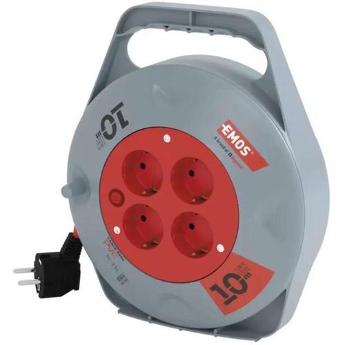 cumpără Prelungitor electric Emos P19510 10m 4 prize 3x1.0mm2 (pe rolă) în Chișinău 