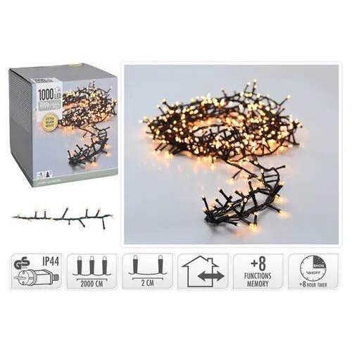 cumpără Ghirlandă Promstore 54424 Luminițe Ramură 1000 LED, alb cald, 20m în Chișinău 