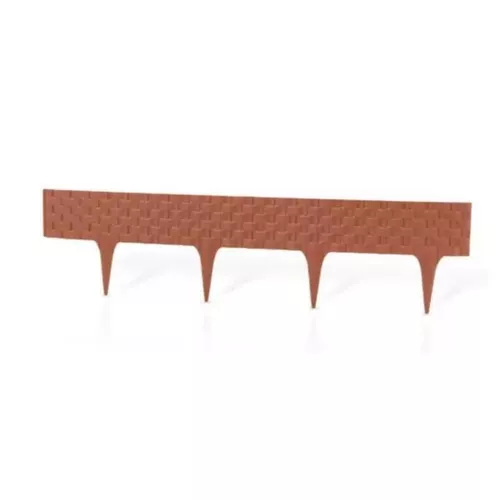 купить Декор для сада Hydro S Gard decorativ plastic Ratan, H=95mm, L=2.4m, Maro (0640394) в Кишинёве 