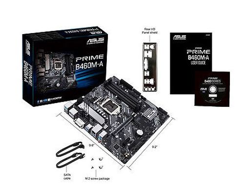 купить Материнская плата ASUS PRIME B460M-A Intel B460, LGA1200, Dual DDR4 2933MHz, PCI-E 3.0x16, DP 1.4/HDMI 1.4b/DVI-D, USB3.2, SATA RAID 6Gb/s, 2 x M.2 x4 Socket, Intel Optane, SB 8-Ch., GigabitLAN, AURA Sync RGB в Кишинёве 