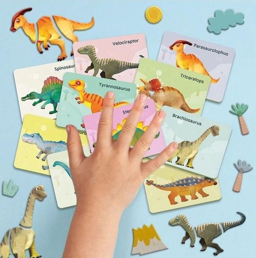 купить Головоломка As Kids 1029-64066 Joc magnetic Dinozaurii в Кишинёве 